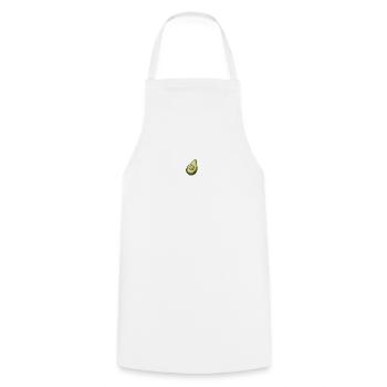 Avocat hipster fruit petit cadeau - Tablier de cuisine - blanc - Devant - AI Model Male 185 dark (185cm)