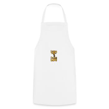 Giraffe Living The High Life - Cooking Apron - white - Front - AI Model Male 185 dark (185cm)
