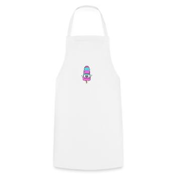 Glace - Tablier de cuisine - blanc - Devant - AI Model Male 185 dark (185cm)