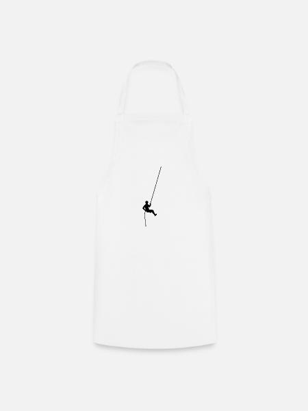abseiling - Cooking Apron - white