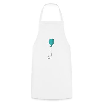 ballon - Tablier de cuisine - blanc - Devant - AI Model Male 185 dark (185cm)