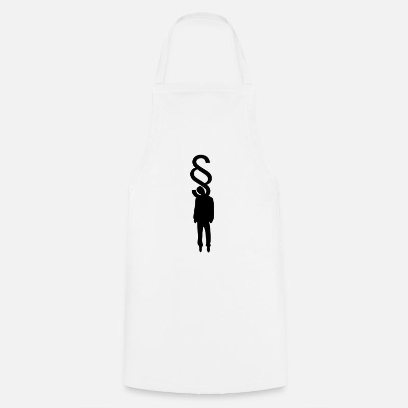 Avocat pendaison - Tablier de cuisine - blanc