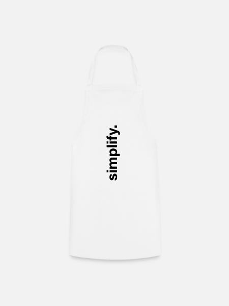 simplify - Kochschürze - Weiß