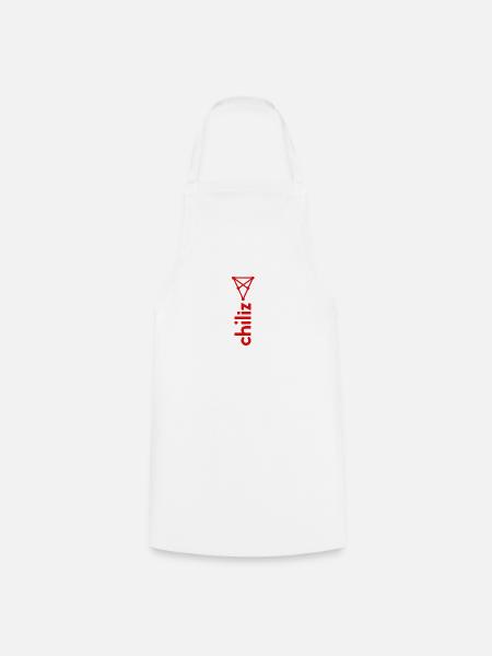Chiliz Vertical - Kochschürze - Weiß
