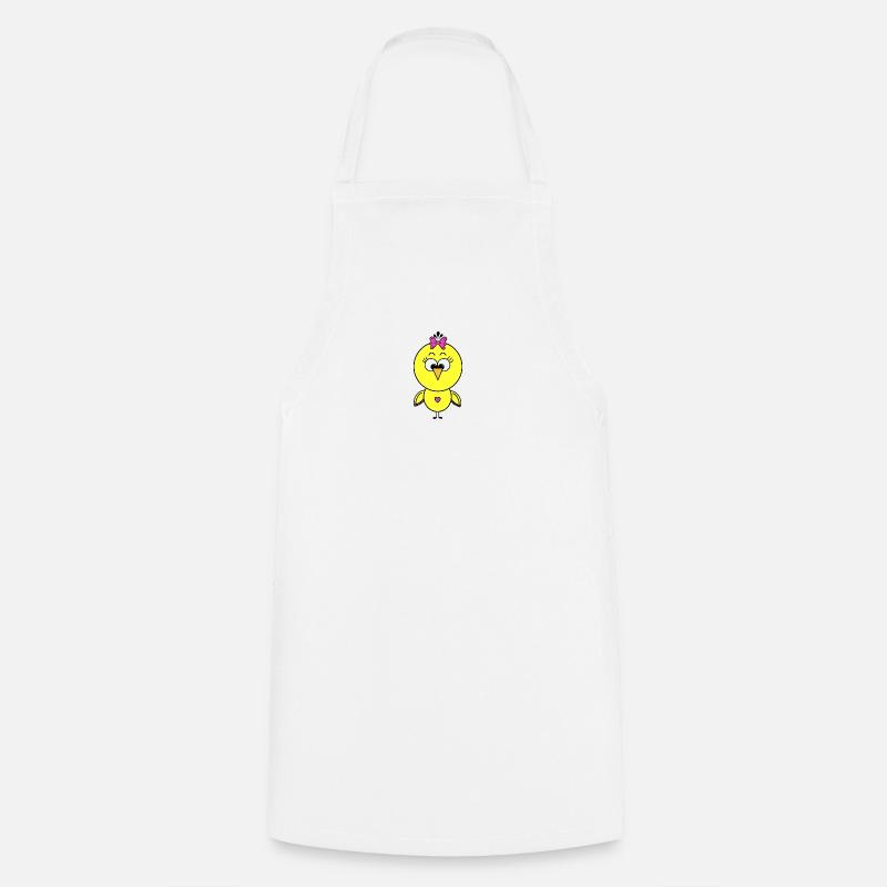 Chick - Cooking Apron - white