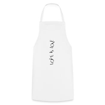 Love Is Love - Cooking Apron - white - Front - AI Model Male 185 dark (185cm)