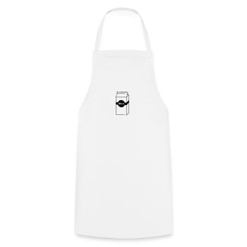 Milchtüte, Milk - Kochschürze - Weiß - Vorne - AI Model Male 185 dark (185cm)