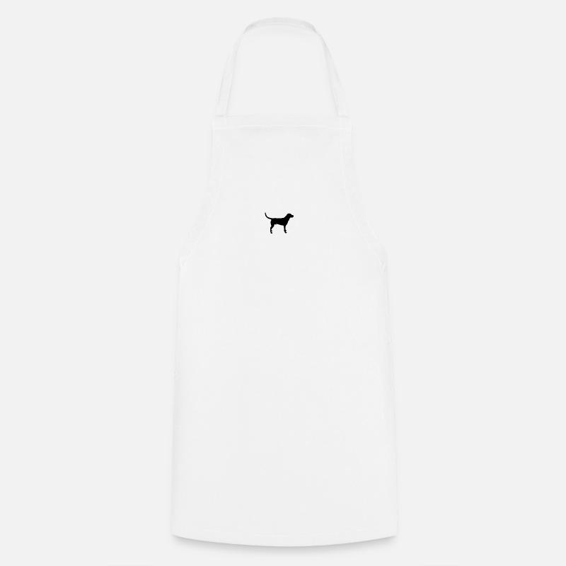 Labrador black - Kochschürze - Weiß