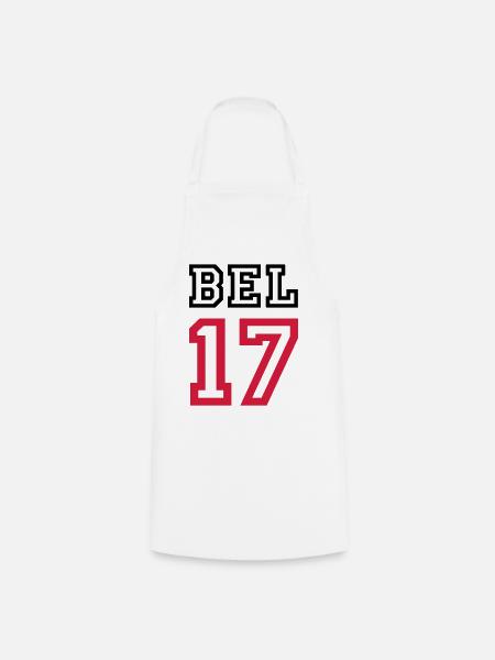 BELGIEN Belgium - Cooking Apron - white