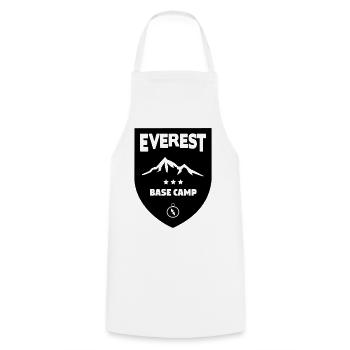 Mount Everest Basecamp - Cooking Apron - white - Front - AI Model Male 185 dark (185cm)