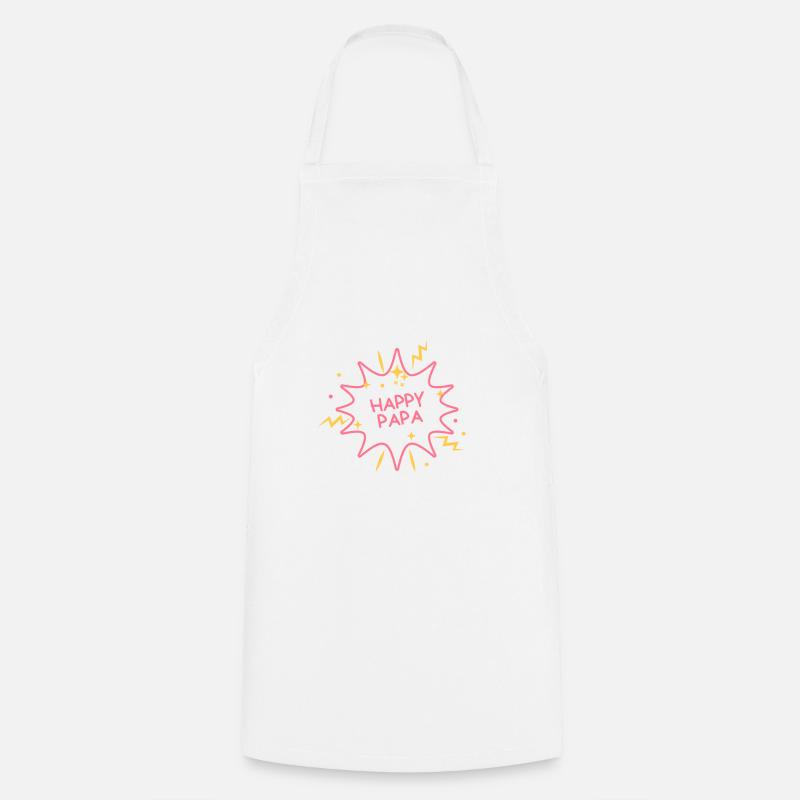 happy dad - Cooking Apron - white