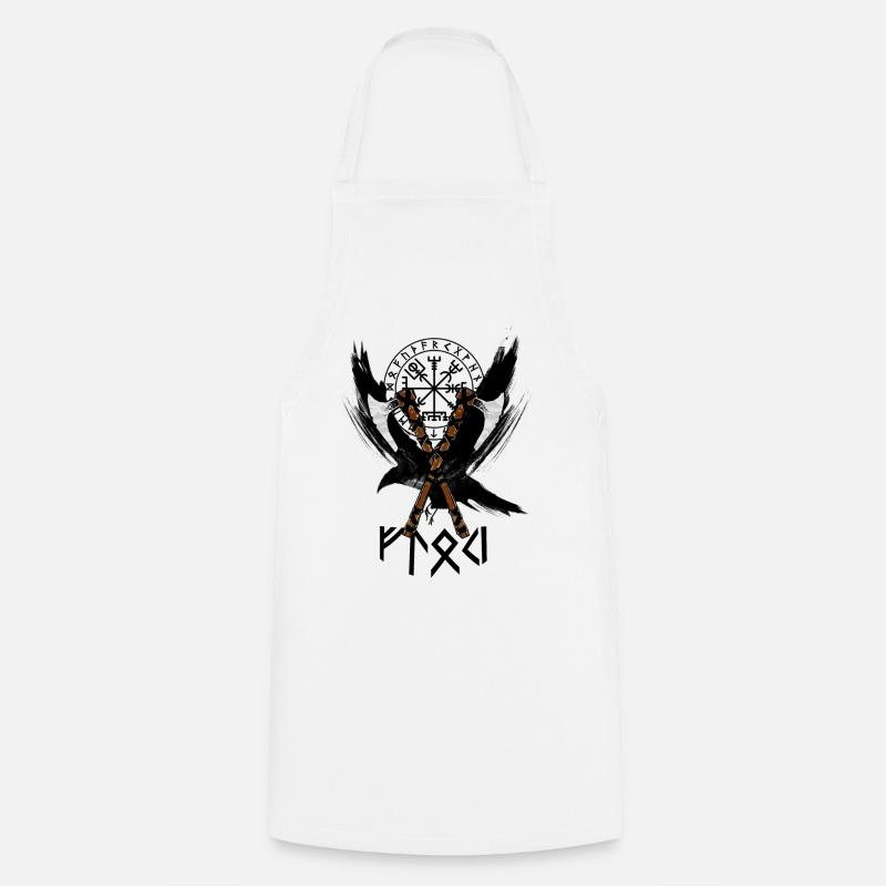 Les Vikings - Tablier de cuisine - blanc