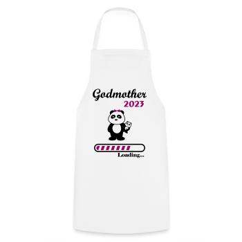 Godmother 2023,Godmother in 2023,future Godmother - Cooking Apron - white - Front - AI Model Male 185 dark (185cm)