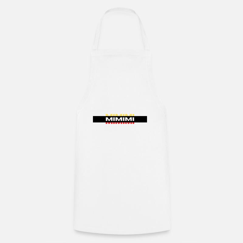 MIMIMI Tricolor Logo - Cooking Apron - white