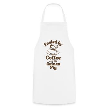 Coffee Guinea-pig lover - Cooking Apron - white - Front - AI Model Male 185 dark (185cm)