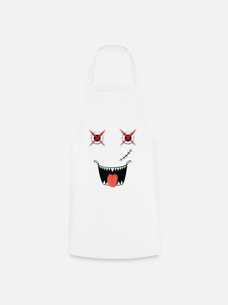 Spooky Halloween Design - Kochschürze - Weiß