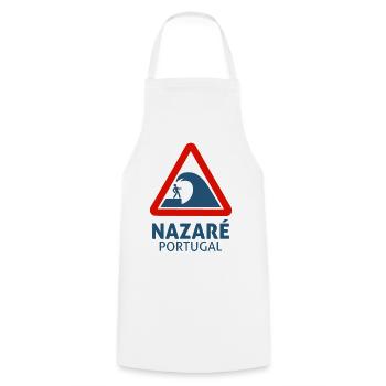 Nazaré - Kochschürze - Weiß - Vorne - AI Model Male 185 dark (185cm)