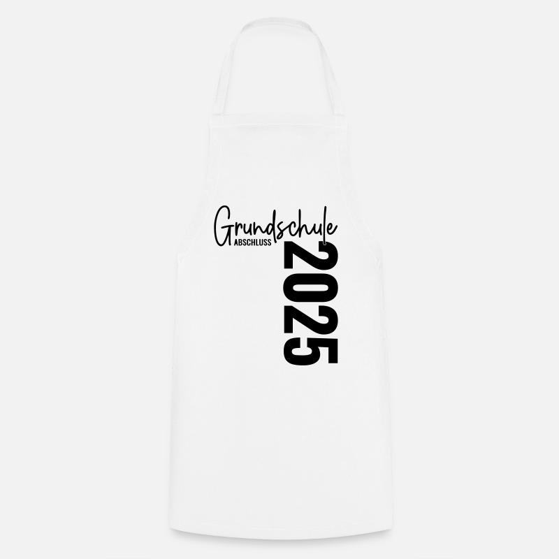 Abschluss 2025 Grundschule - Kochschürze - Weiß