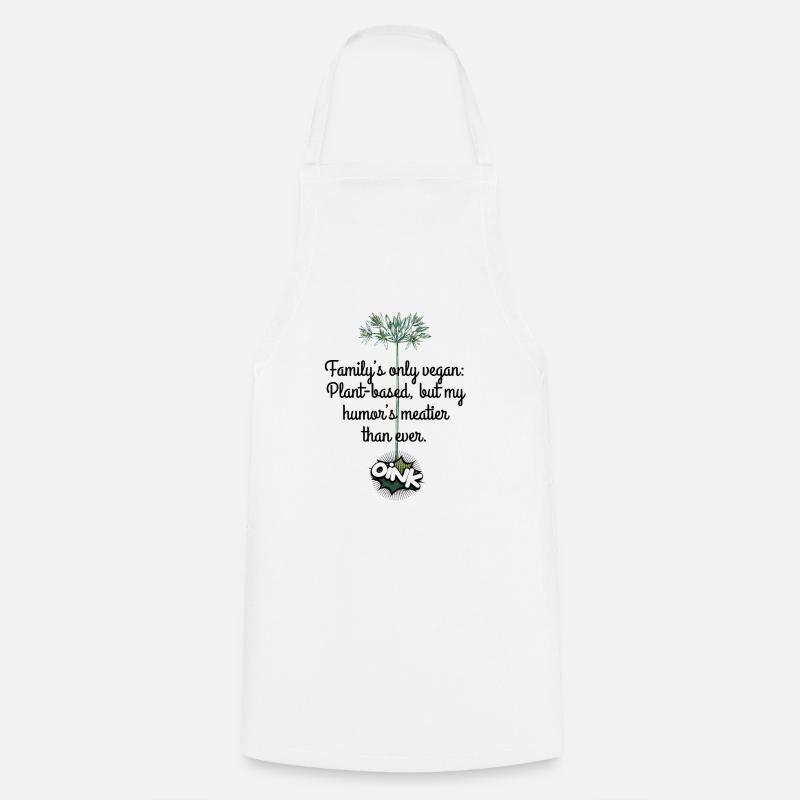 Oink si vous êtes végétalien - Tablier de cuisine - blanc
