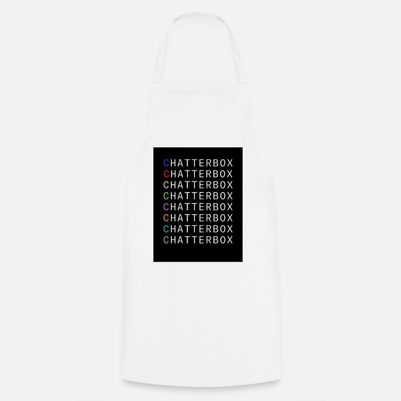 Chatterbox - Cooking Apron - white