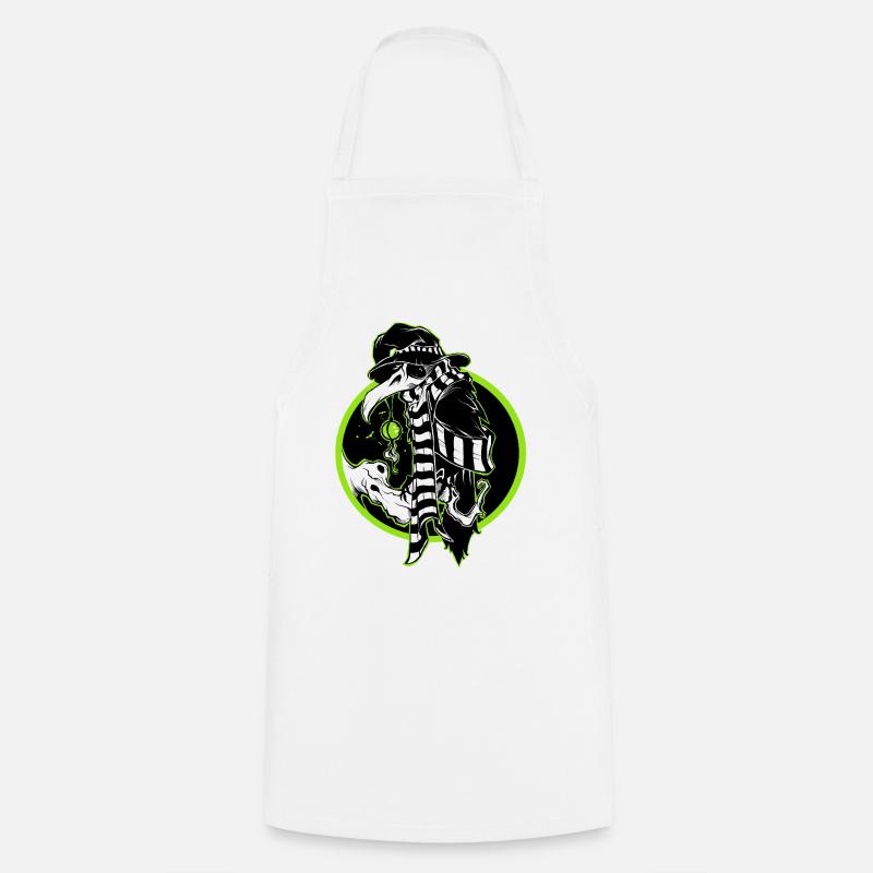 Corbeau - Tablier de cuisine - blanc