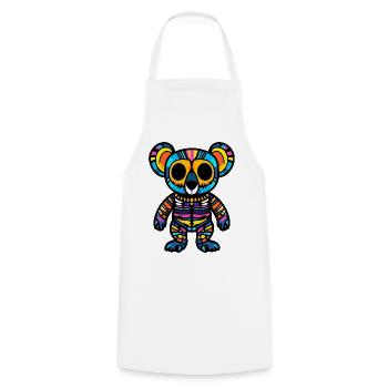 Koala Halloween Zombie - Tablier de cuisine - blanc - Devant - AI Model Male 185 dark (185cm)