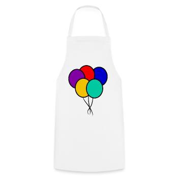100. 100 YEARS. 100th ANNIVERSARY. BIRTHDAY 100 - Cooking Apron - white - Front - AI Model Male 185 dark (185cm)