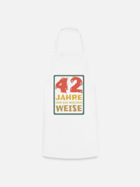 42 - Kochschürze - Weiß