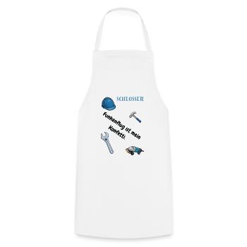 Schlosser T-Shirt Lustiges Geschenk Metallbau-Fans - Kochschürze - Weiß - Vorne - AI Model Male 185 dark (185cm)