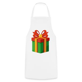 gift - Cooking Apron - white - Front - AI Model Male 185 dark (185cm)