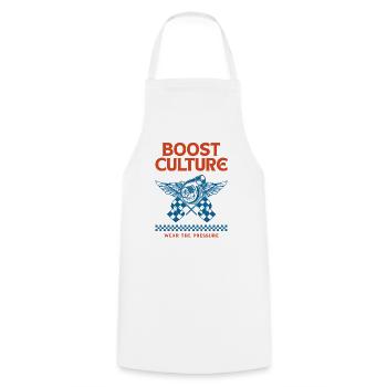 Turbo Boost Culture - Tablier de cuisine - blanc - Devant - AI Model Male 185 dark (185cm)