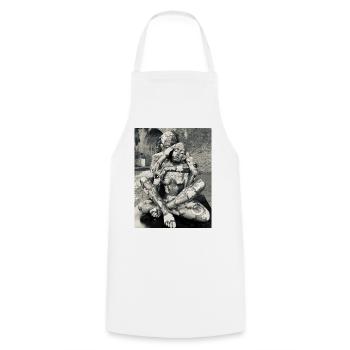 Duo body geometry - Cooking Apron - white - Front - AI Model Male 185 dark (185cm)