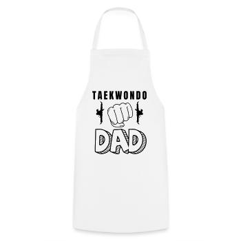 Kampfsport für Männer Lustiger Taekwondo-Vater - Kochschürze - Weiß - Vorne - AI Model Male 185 dark (185cm)