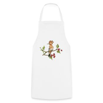 Colorful bird - Cooking Apron - white - Front - AI Model Male 185 dark (185cm)