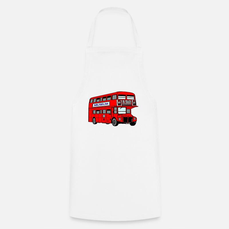 Bus Londres - Tablier de cuisine - blanc
