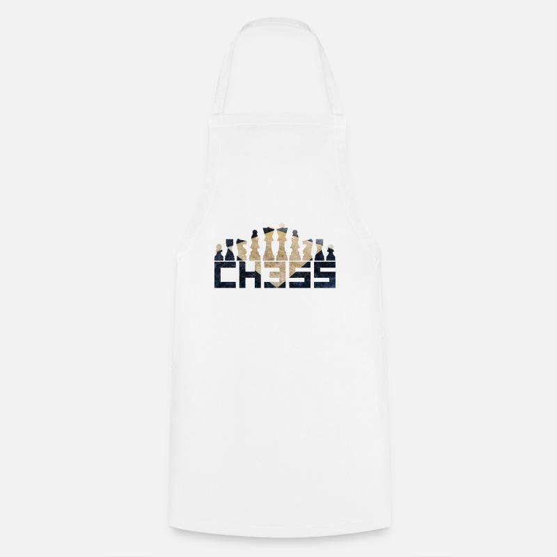 Chess - Cooking Apron - white