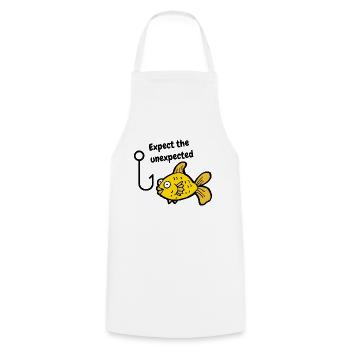 Fishing Fishing Fishing Angler Gift Fishing - Cooking Apron - white - Front - AI Model Male 185 dark (185cm)