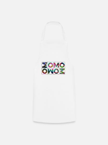OM Mantra Mandala - Cooking Apron - white