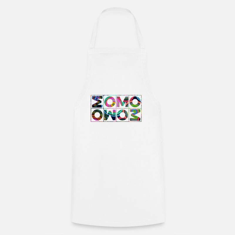 OM mantra mandala - Tablier de cuisine - blanc