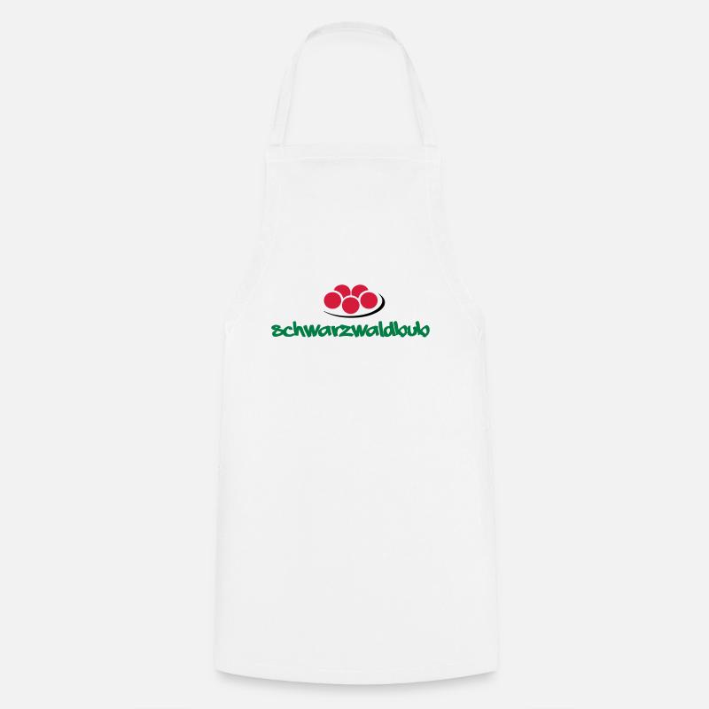 Schwarzwaldbub + Bollenhut - Kochschürze - Weiß