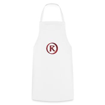 registered trademark - Cooking Apron - white - Front - AI Model Male 185 dark (185cm)