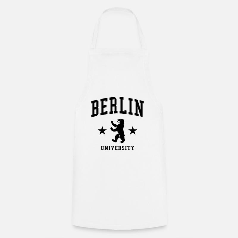 Berlin University - Tablier de cuisine - blanc