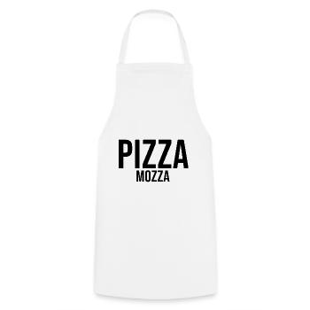 Pizza Italian Food - Tablier de cuisine - blanc - Devant - AI Model Male 185 dark (185cm)