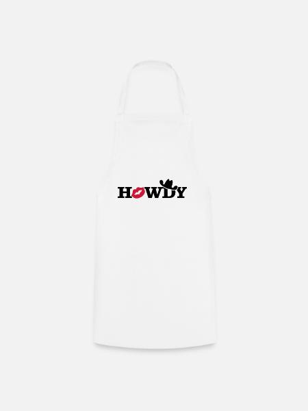 howdy (a, 2c) - Kochschürze - Weiß