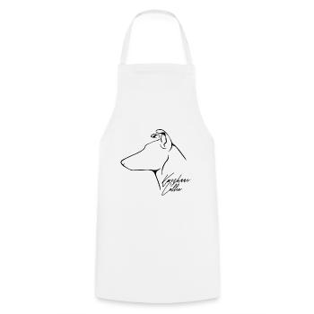 COLLIE DE CHEVEUX COURTS Profil Wilsigns Dogs Dog - Tablier de cuisine - blanc - Devant - AI Model Male 185 dark (185cm)