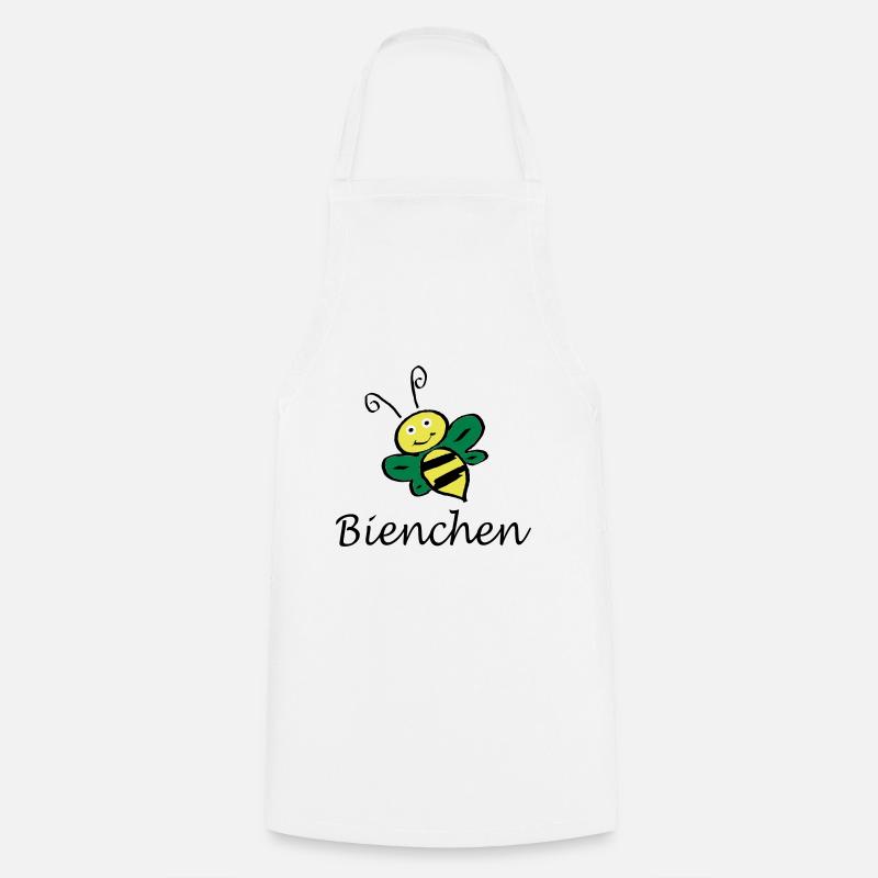 Bienchen Geschenk Geburtstag Statement - Kochschürze - Weiß