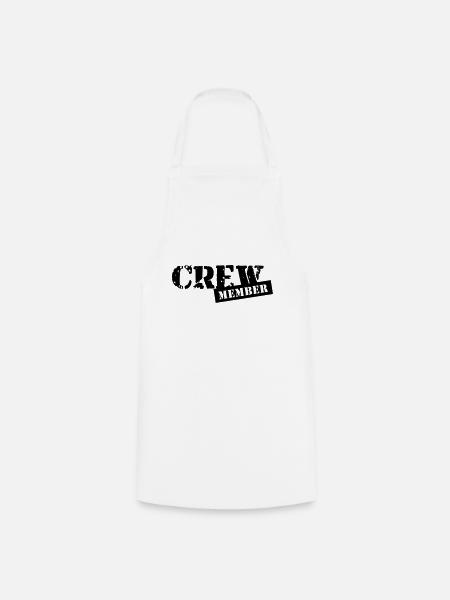 crew member - Kochschürze - Weiß