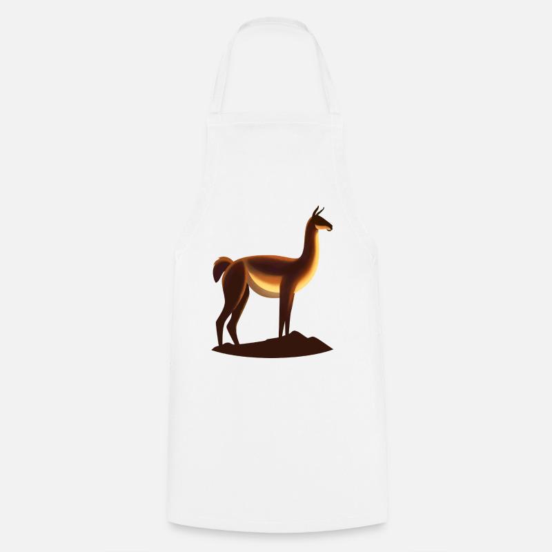Guanaco - Cooking Apron - white