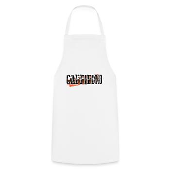 Cadeau Amateur de café Caffiend Coffee Addict Cadeaux - Tablier de cuisine - blanc - Devant - AI Model Male 185 dark (185cm)