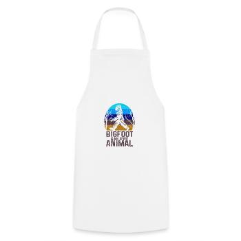 Bigfoot is My Spirit Animal, Bigfoot Lover, I - Cooking Apron - white - Front - AI Model Male 185 dark (185cm)